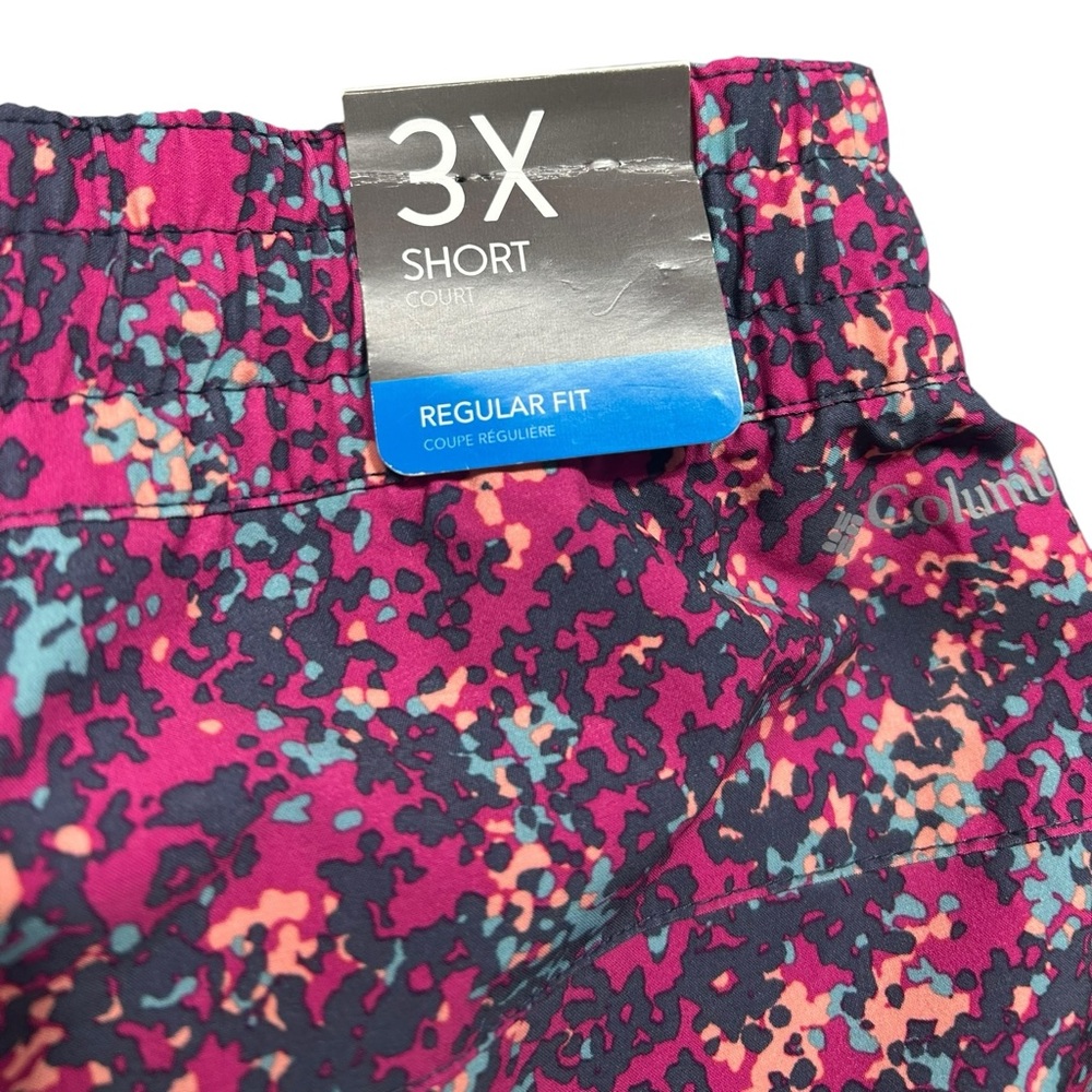 COLUMBIA women’s 3X bogota bay stretch printed swim trunks shorts 6” inseam NWT - Picture 9 of 11